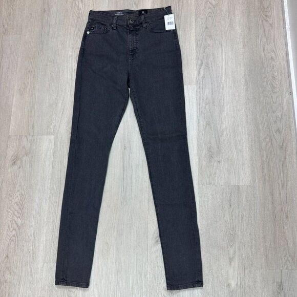 AG Adriano Goldschmied The Mila Super High Rise Skinny Jeans Womens 27 Gray - Picture 1 of 4